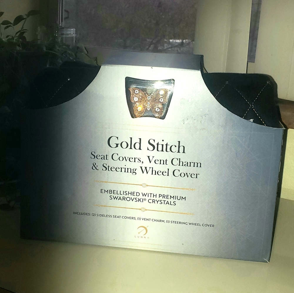 Gold Stitch Seat Covers